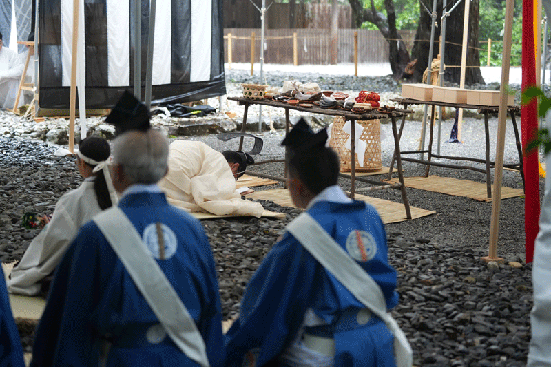 外宮での山口祭