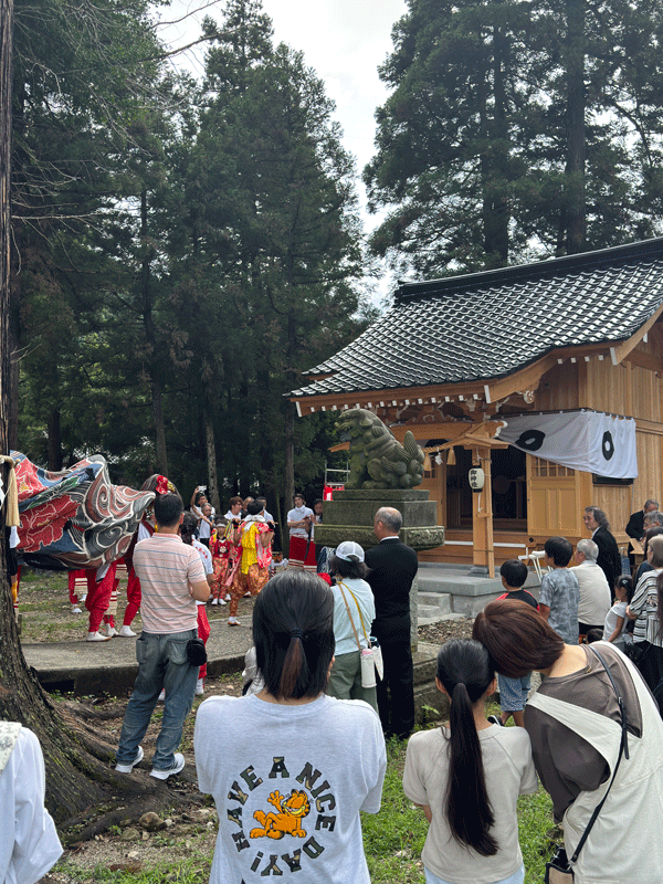 金屋八幡宮の例祭・奉祝慶賀祭