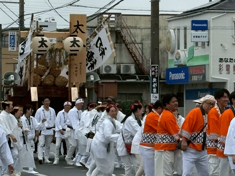 外宮の初穂曳では特別神領民も