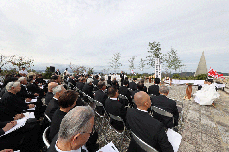 神青奉仕による「全國戰歿學徒追悼祭」