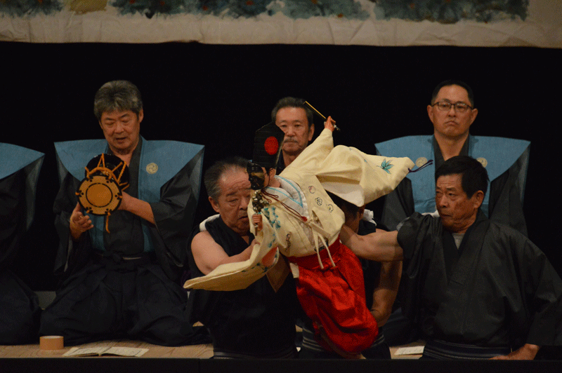 海名野神明神社の人形三番叟