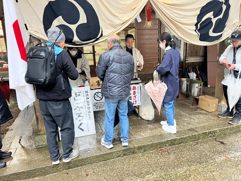 どぶろくに加へ甘酒も