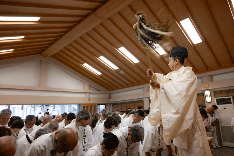 「無垢塩祓」で祓へを