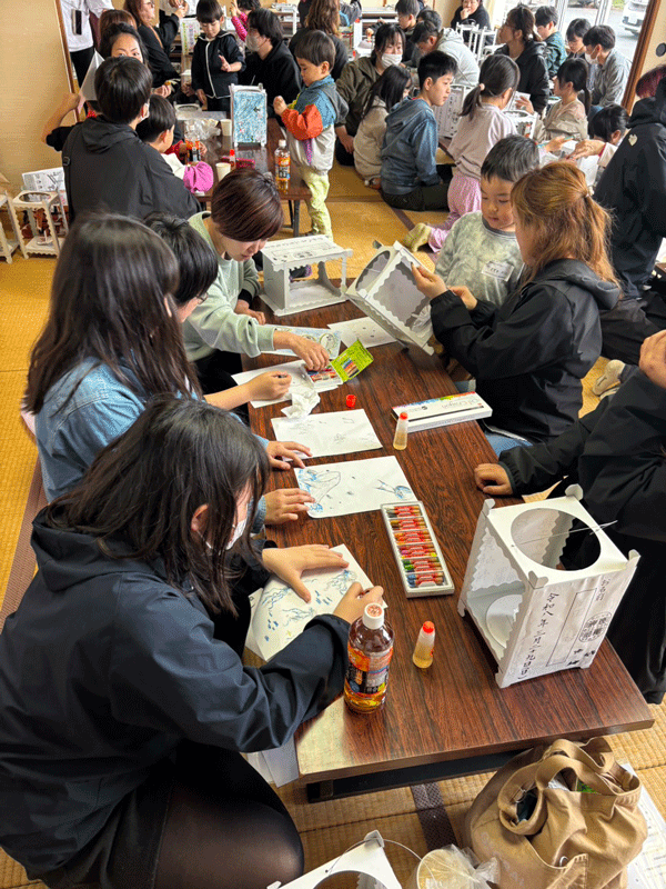 行灯作りに挑戦